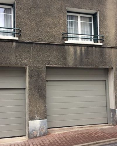 3 portes sectionnelles de garage ©preciselec