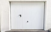Porte de garage HORMANN basculante N80 avec portillon